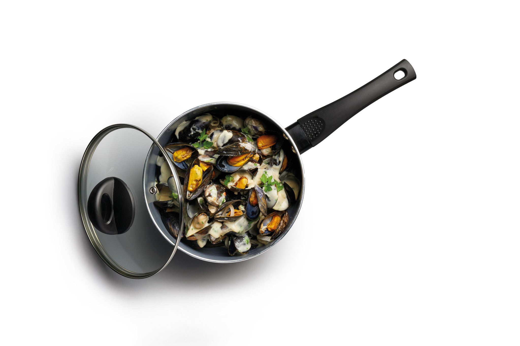 MasterClass Ceramic Non-Stick Induction Ready 20cm Saucepan – CookServeEnjoy