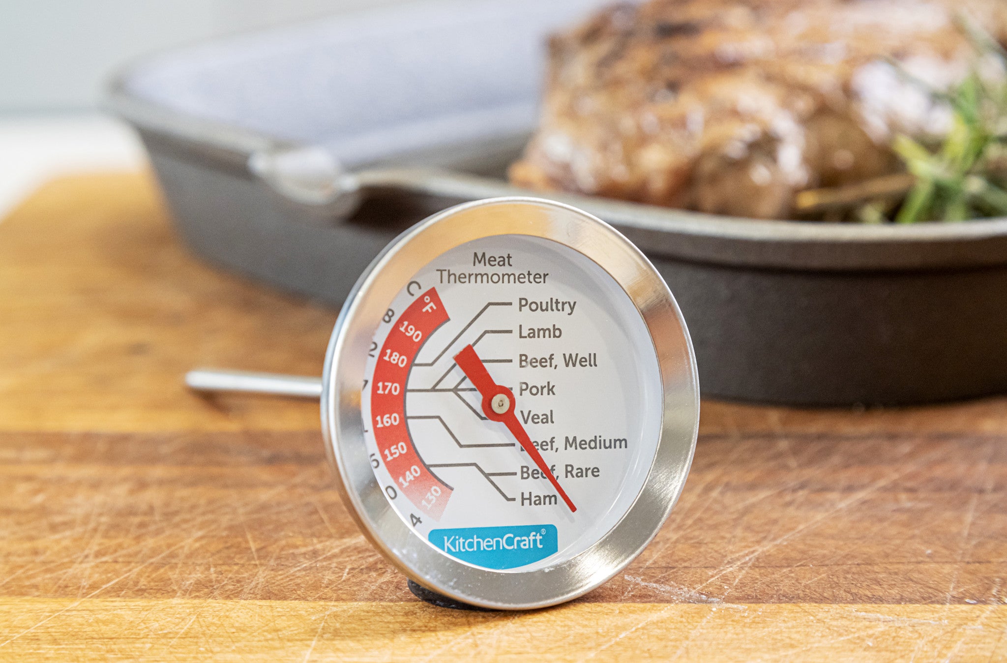 Stainless Steel Kitchen Craft Cooking Thermometer For Sugar Candy