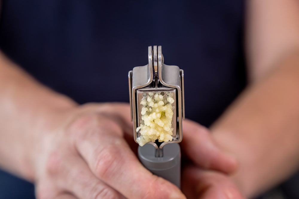 KitchenAid Soft Grip Garlic Press - Charcoal Grey