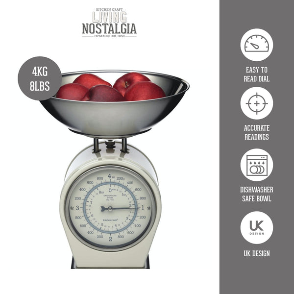 Living Nostalgia Antique Cream Mechanical Scales image 9