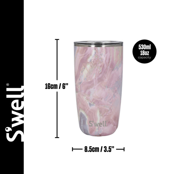 S'well Geode Rose Tumbler with Lid, 530ml image 5