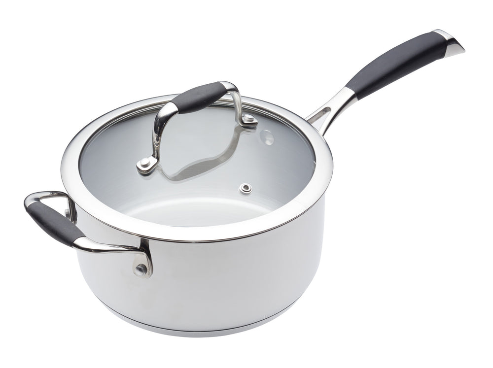 MasterClass 5 Piece Deluxe Stainless Steel Cookware Set CookServeEnjoy