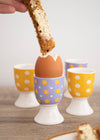 KitchenCraft Retro Floral Egg Cup Set - Porcelain, 4 Pieces image 13