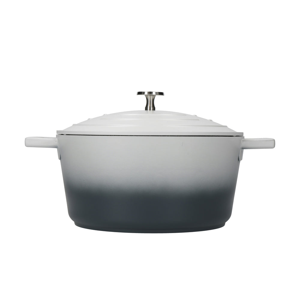 MasterClass Lightweight 4 Litre Casserole Dish with Lid - Ombre Grey image 1