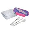 Built Active Glass 900ml Lunch Box with Cutlery