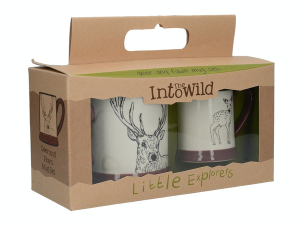 Creative Tops Into The Wild Little Explorer Deer Set Of 2 Mugs image 2