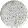 8pc Porcelain Dinner Plate Set with 4x 24.5cm Rim Plates and 4x 26.5cm High Rim Plates - Caviar Speckle image 4