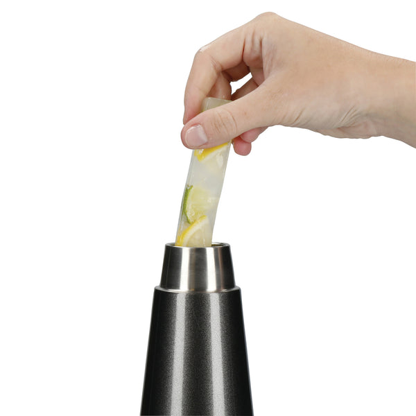 BUILT Water Bottle Ice Cube Tray, BPA Free Easy Release Flexible Silicone, Red, 19.5 x 11.5cm image 6