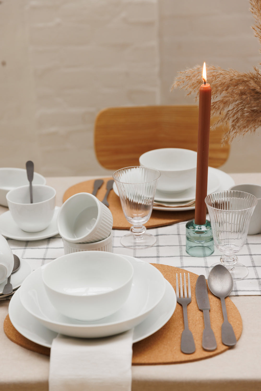 Mikasa Chalk Porcelain Ramekins, Set of 4, 9.5cm, White