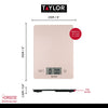 Taylor Pro Digital Dry / Liquid Cooking Scales with Touchless Tare in Gift Box - Rose Gold image 8