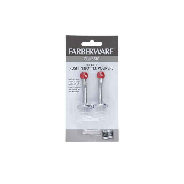 Farberware Olive Oil Bottle Drizzler / Vinegar Dispenser Spout Set (2 Pieces) image 2