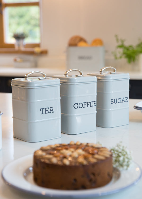 Living Nostalgia French Grey Sugar Tin image 2