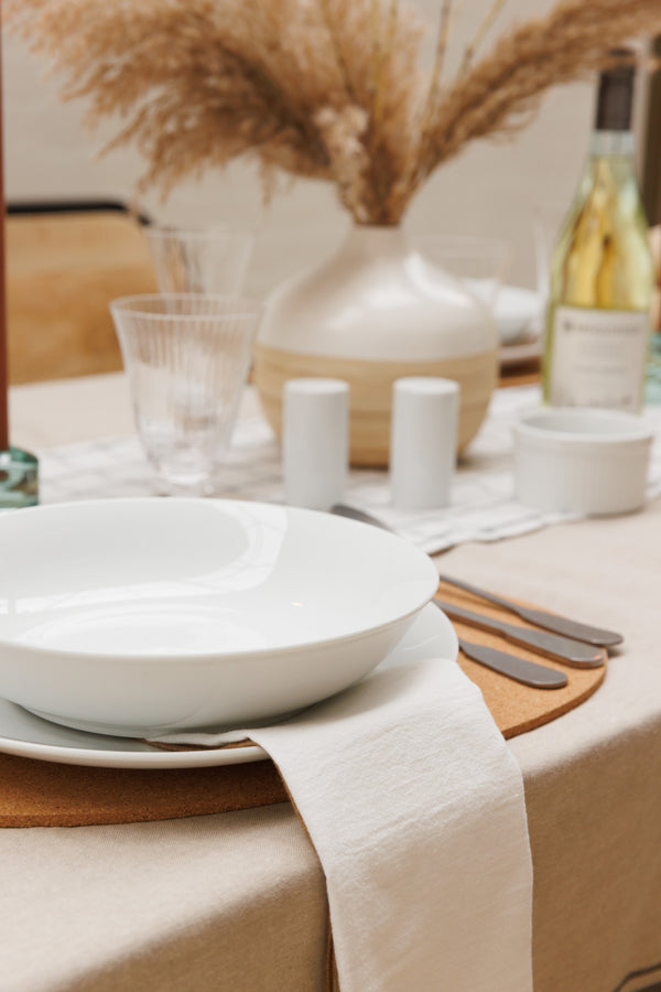 Mikasa Chalk Porcelain Pasta Bowls, Set of 4, 23cm, White image 6