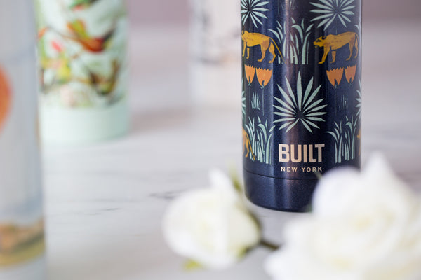 Built V&A 500ml Double Walled Stainless Steel Water Bottle Lioness image 5