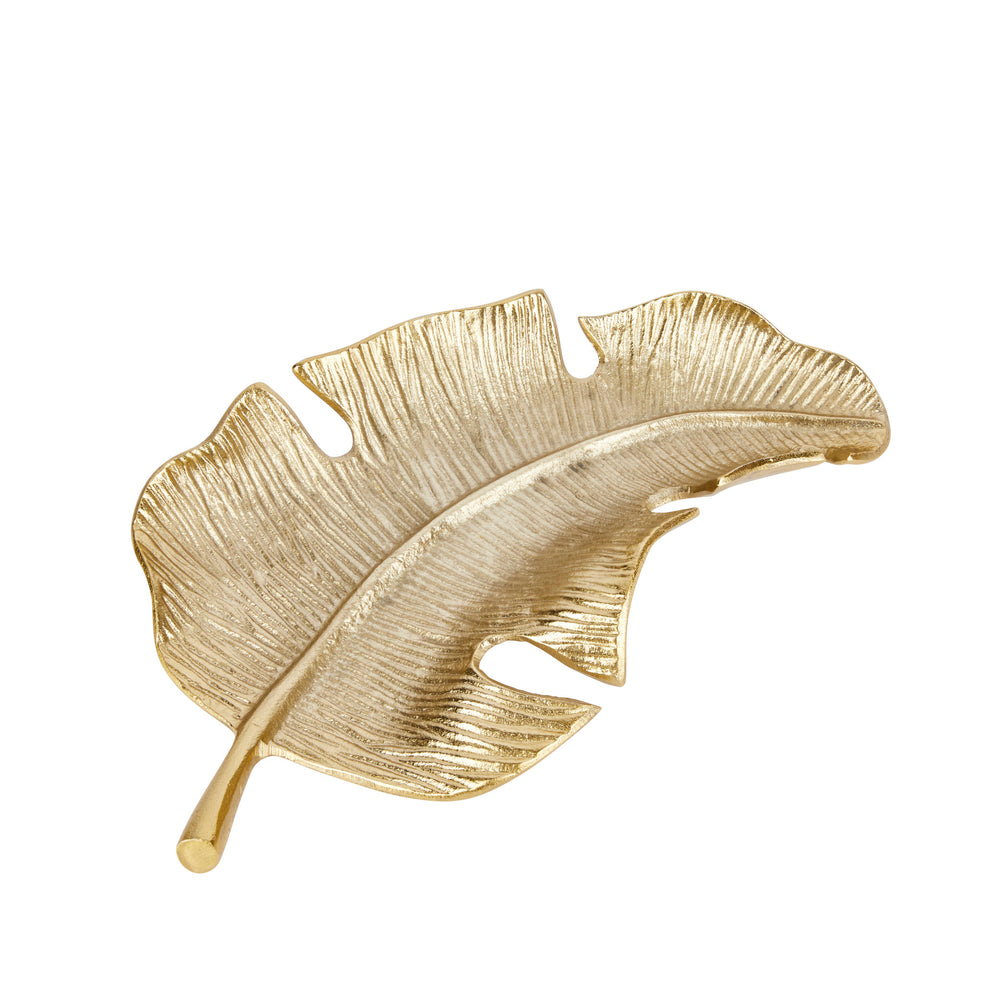 Artesà Cast Aluminium Gold Leaf Plate