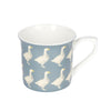 Set of 4 KitchenCraft Fluted China Geese Mugs image 3