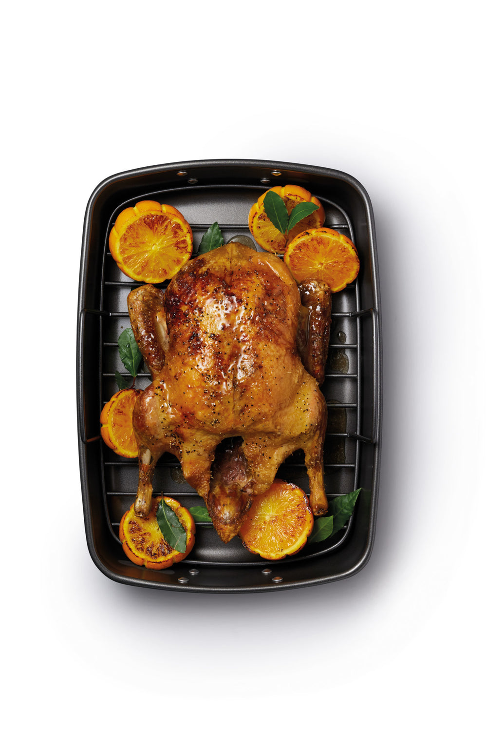 MasterClass Non-Stick Roasting Pan with Rack, 40cm x 28cm