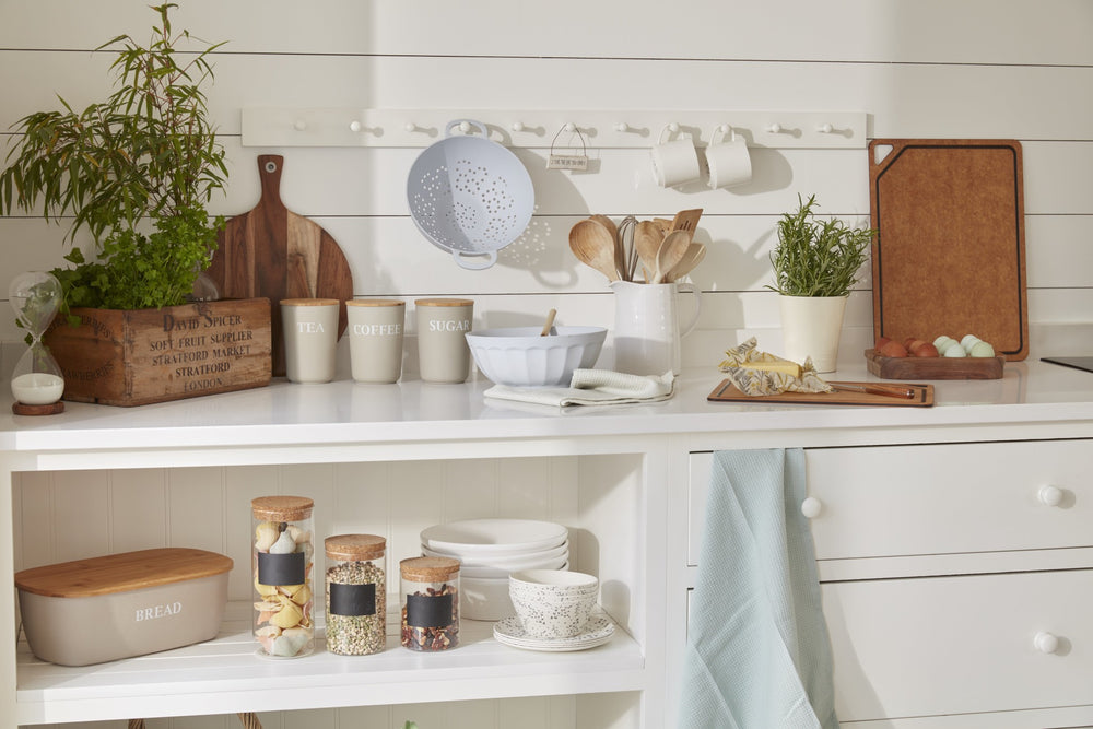 Natural Elements Medium Glass Storage Canister