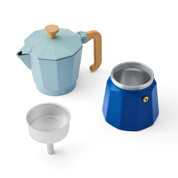 La Cafetière Espresso Pot 6 Cup, Sky Blue image 10