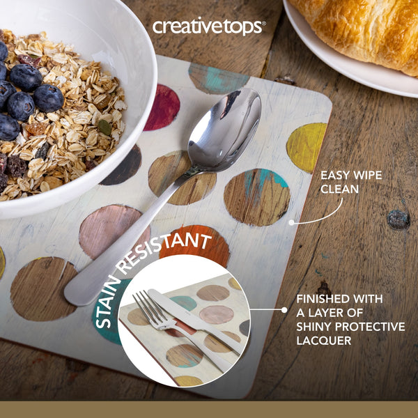 Creative Tops Retro Spot Pack Of 4 Large Premium Placemats image 9