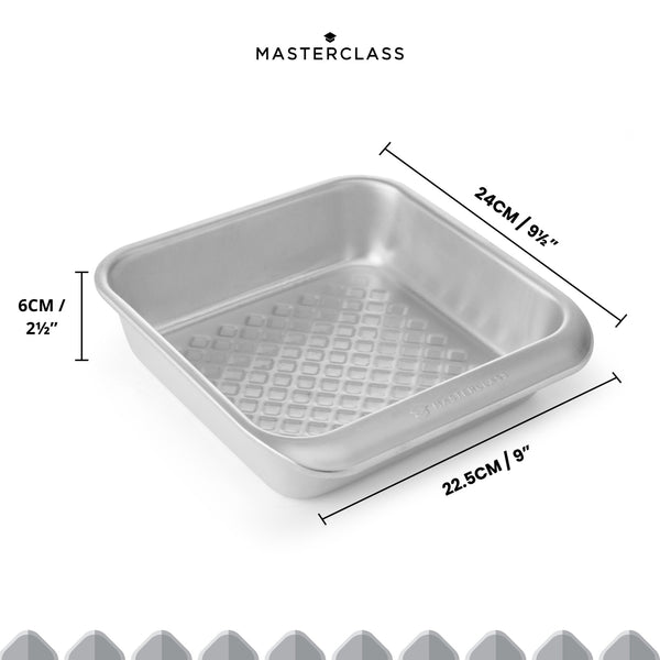 MasterClass Recycled Aluminium Square Baking Tin, 23cm image 8