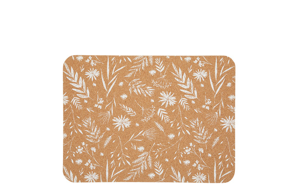 Natural Elements Set of 4 Biodegradable Cork Placemats, 21.5 x 19cm image 3
