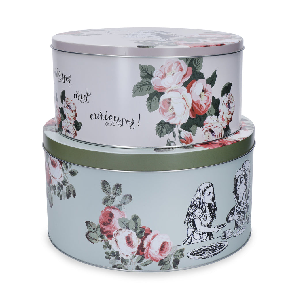 Mikasa and the V&A Alice In Wonderland Cake Tins, Set of 2 image 1