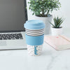 KitchenCraft 410ml Bamboo A to Z Letter "E" Reuseable Mug