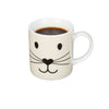 Set of 6 KitchenCraft 80ml Porcelain Cat Face Espresso Cups image 2