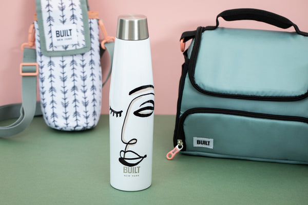 BUILT Apex 540ml Insulated Water Bottle, BPA-Free 18/8 Stainless Steel - 'Belle Vie' image 8