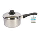 KitchenCraft Stainless Steel Extra Deep Saucepan, 16cm