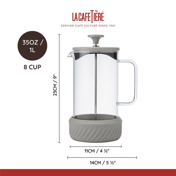 La Cafetière Zero 8 Cup Cafetiere Latte, Coffee No Mess French Press image 8