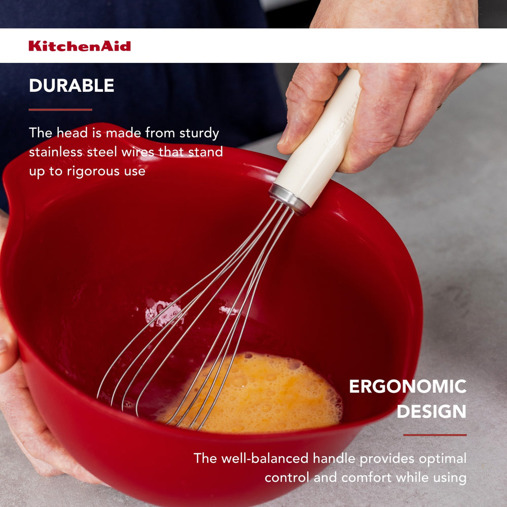 KitchenAid Classic Flat Whisk – Almond Cream