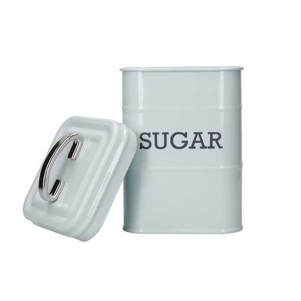 Living Nostalgia Vintage Blue Sugar Tin image 3