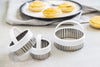 KitchenCraft Set of Three Fluted Pastry Cutters