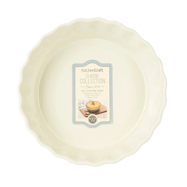 Classic Collection Medium Round Fluted Pie Dish image 4