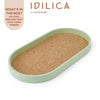 KitchenCraft Idilica Oval Serving Tray with Cork Veneer Base, 38 x 20cm image 9