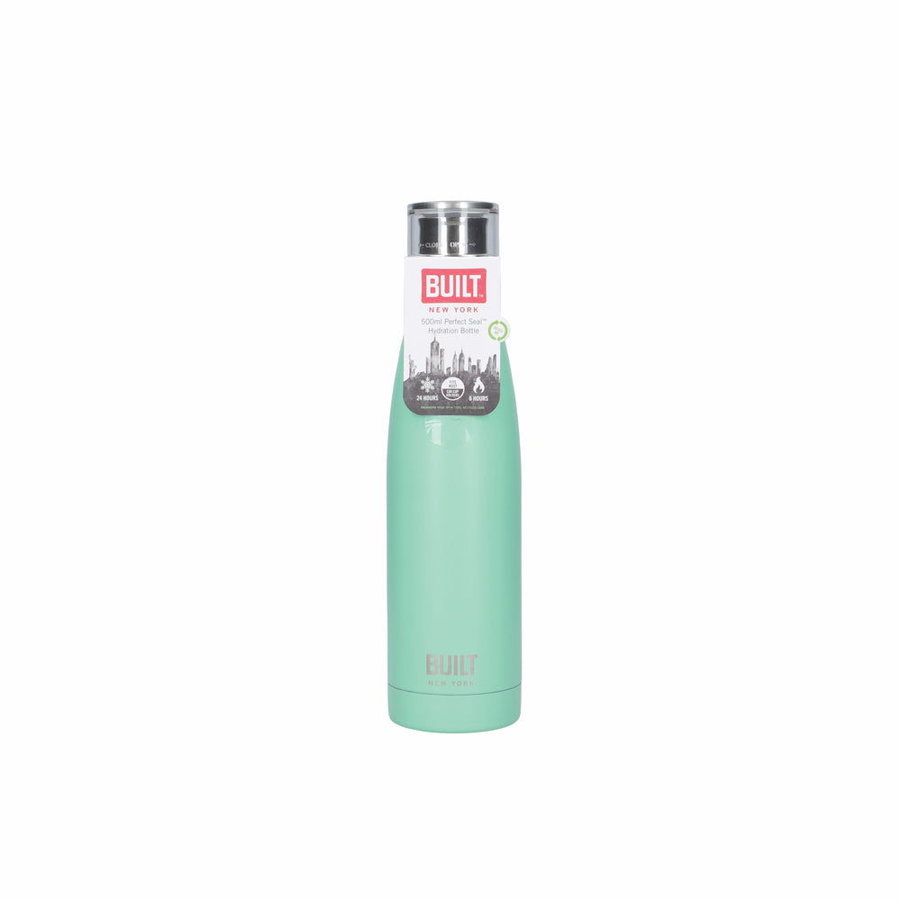 Built 500ml Double Walled Stainless Steel Water Bottle Mint