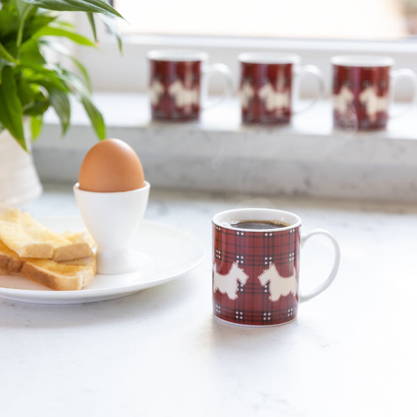 KitchenCraft 80ml Porcelain Scottie Dog Espresso Cup image 2