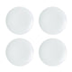 Mikasa Chalk Porcelain Dinner Plates, Set of 4, 27cm, White