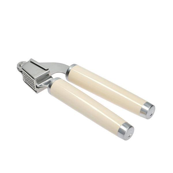 KitchenAid Stainless Steel Garlic Press - Almond Cream image 5