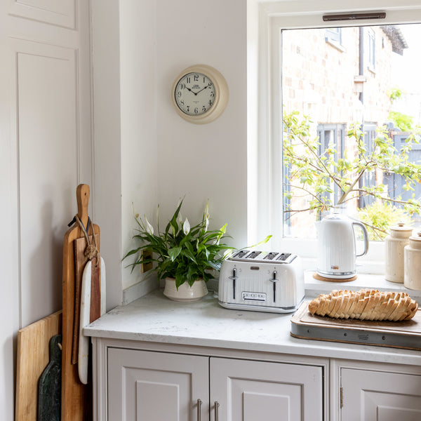 Living Nostalgia Antique Cream Wall Clock image 6