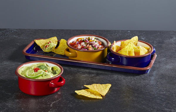 KitchenCraft World of Flavours Enamel Dip Set image 5
