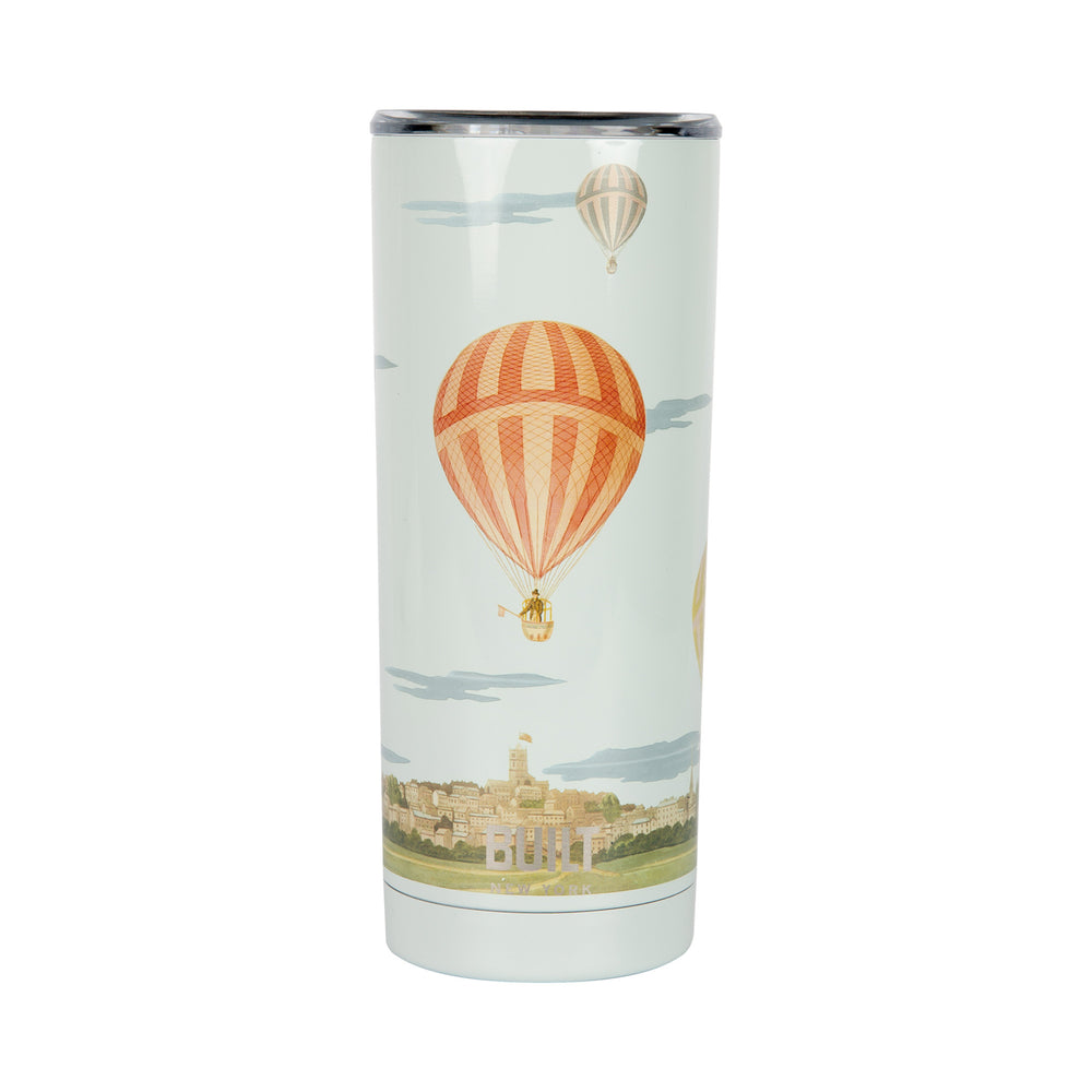BUILT V&A Set with 500 ml Water Bottle and 590 ml Travel Mug - Hot Air Balloon