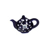 London Pottery Tea Bag Tidy Blue and White Circle image 3