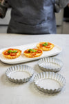 KitchenCraft Loose Base Tart Tins, Set of 6, 10cm image 7