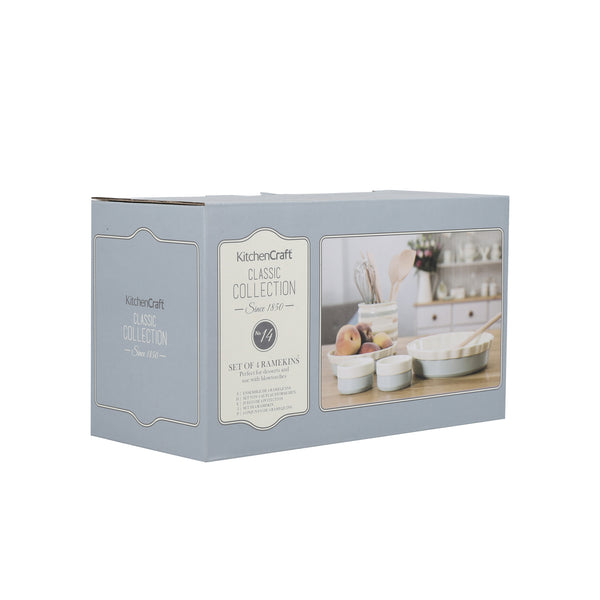 Classic Collection Set of 4 Ceramic Ramekins image 4