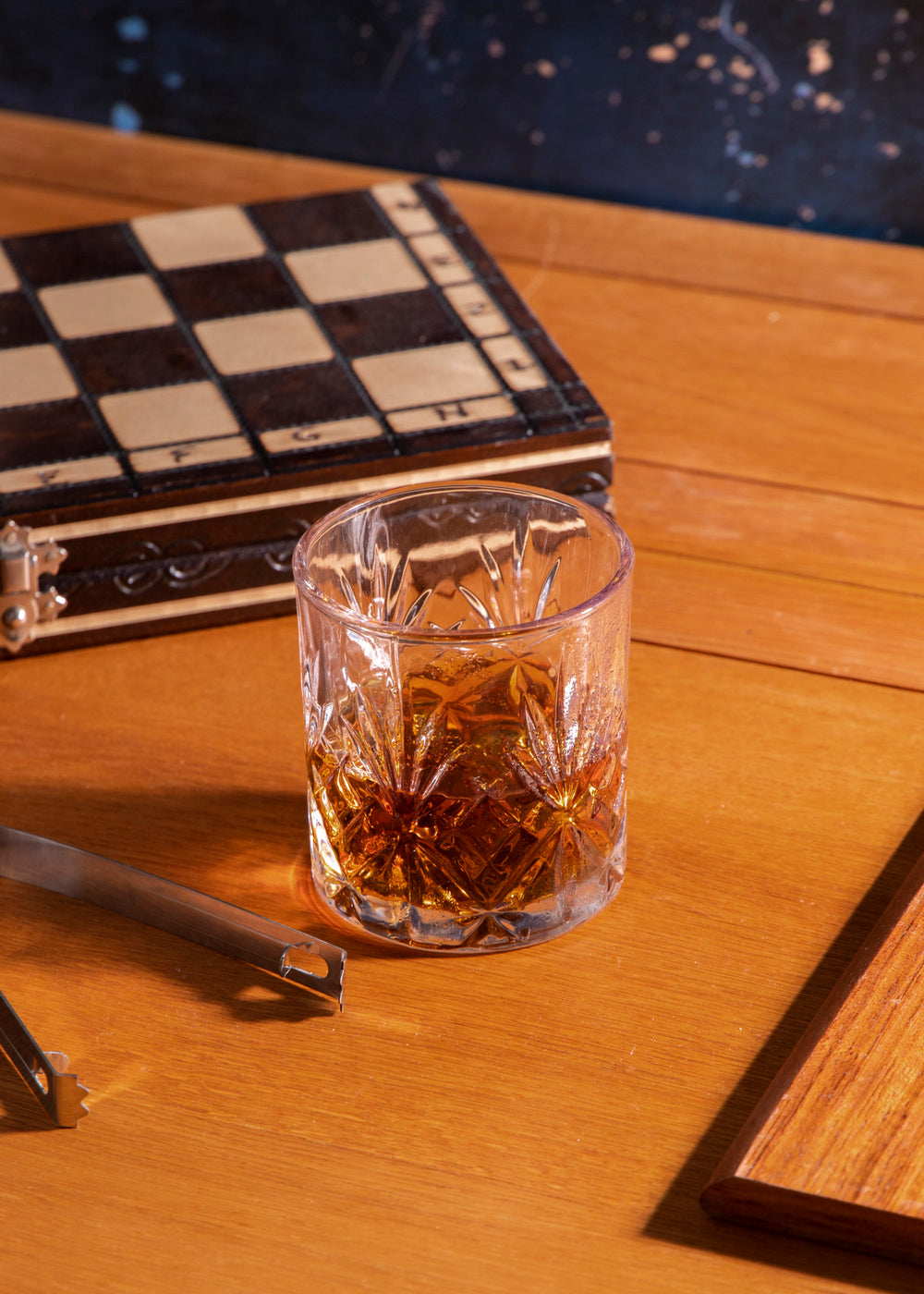 BarCraft Whiskey Glass and Stone Set in Gift Box