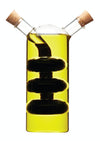 2pc Dual Oil & Vinegar Glass Cruet Bottle Set image 3