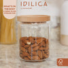 KitchenCraft Idilica Glass Storage Jar with Beechwood Lid, 500ml image 9
